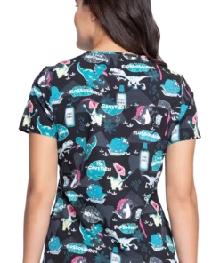 Cherokee Clearance Women's I'm A Dentisaurus Print Scrub Top 7 Cherokee Clearance Women's I'm A Dentisaurus Print Scrub Top -Cherokee Shop 2 ck ck671 printclearance 650