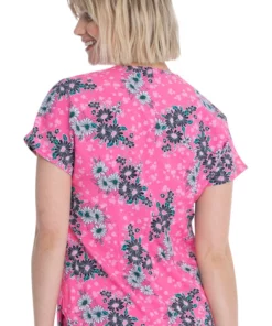 Heartsoul Clearance Women's Daisy Dreamer Print Scrub Top -Cherokee Shop 2 ck hs686 printclearance 650