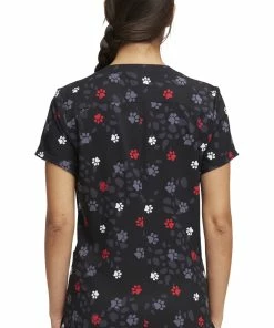 Heartsoul Women's Who Needs You Print Scrub Top 7 Heartsoul Women's Who Needs You Print Scrub Top -Cherokee Shop 2 ck hs794 print 650