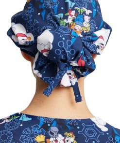 Cherokee Women's Stay Frosty Print Bouffant Scrub Hat -Cherokee Shop 2 ck tf514 print 650 2
