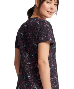 Cherokee Women's My Bright Future Print Scrub Top -Cherokee Shop 2 ck tf626 print 650