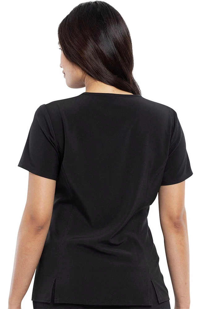 Cherokee Women's The Last Petal Print Scrub Top 4 Cherokee Women's The Last Petal Print Scrub Top - Image 2