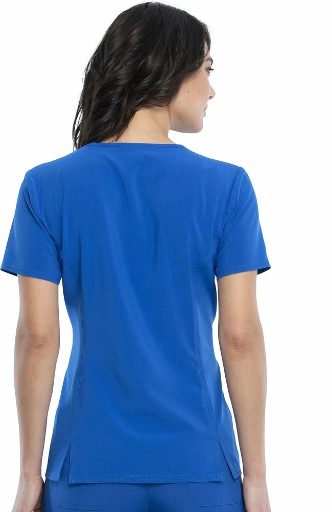 Cherokee Clearance Women's Snowland Print Scrub Top 4 Cherokee Clearance Women's Snowland Print Scrub Top - Image 2