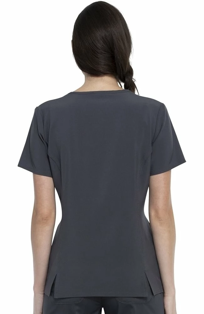 Cherokee Clearance Women's Musical Genius Print Scrub Top 4 Cherokee Clearance Women's Musical Genius Print Scrub Top - Image 2