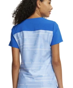 Cherokee Women's Sensational Sunset Print Scrub Top 8 Cherokee Women's Sensational Sunset Print Scrub Top -Cherokee Shop 2 ck tf645 print 650