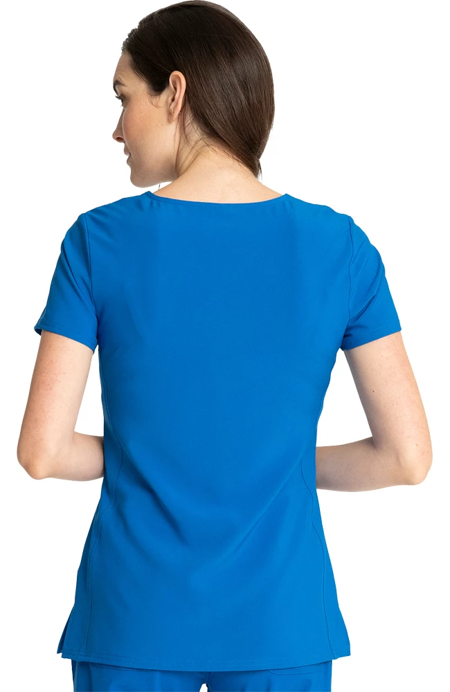 Cherokee Clearance Women's To The Rescue Print Scrub Top 4 Cherokee Clearance Women's To The Rescue Print Scrub Top - Image 2