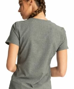 Cherokee Clearance Women's Fairy Wings Print Scrub Top -Cherokee Shop 2 ck tf782 printclearance 650