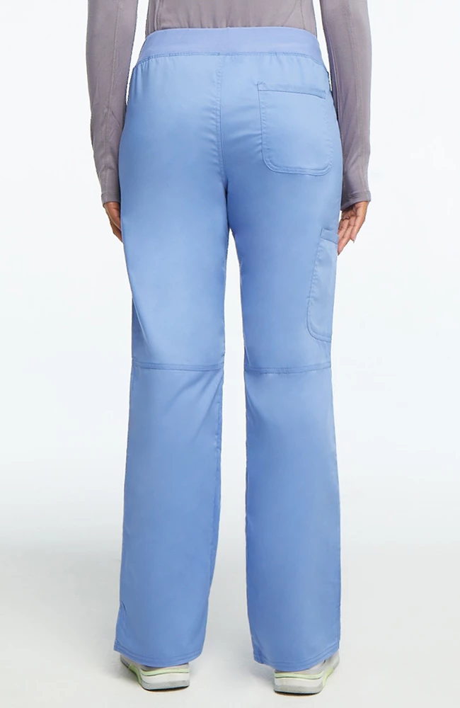 Cherokee Workwear Clearance Women's Elastic Waistband Cargo Pull-On Scrub Pant 4 Cherokee Workwear Clearance Women's Elastic Waistband Cargo Pull-On Scrub Pant - Image 2