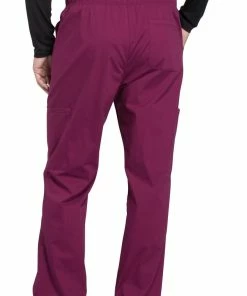 Cherokee Workwear Clearance Men's Zip Fly Drawstring Scrub Pant -Cherokee Shop 2 ck ww190 clearance 650