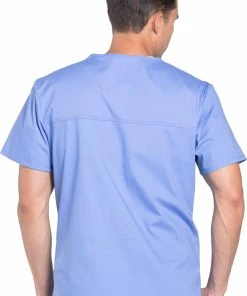 Cherokee Workwear Clearance Men's V-Neck Solid Scrub Top -Cherokee Shop 2 ck ww675 clearance 650