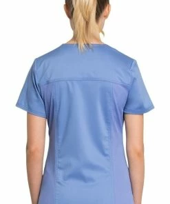 Cherokee Workwear Women's Mock Wrap Solid Scrub Top 7 Cherokee Workwear Women's Mock Wrap Solid Scrub Top -Cherokee Shop 2 ck ww775ab 650