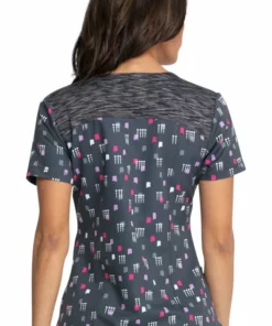 Dickies Clearance Women's Dots So Geo Print Scrub Top 7 Dickies Clearance Women's Dots So Geo Print Scrub Top -Cherokee Shop 2 di dk602 printclearance 650