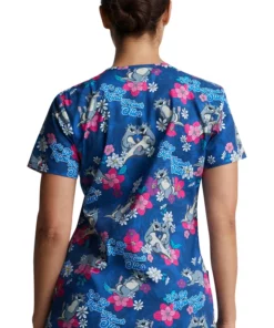 Dickies Clearance Women's Be Kind To Each Otter Print Scrub Top -Cherokee Shop 2 di dk704 printclearance 650 1