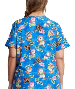Dickies Women's V-Neck Livin' On The Hedge Print Scrub Top 7 Dickies Women's V-Neck Livin' On The Hedge Print Scrub Top -Cherokee Shop 2 di dk717 print 650