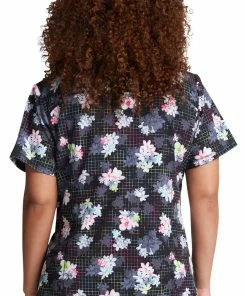 Dickies Clearance Women's Light Bright Blooms Print Scrub Top 8 Dickies Clearance Women's Light Bright Blooms Print Scrub Top -Cherokee Shop 2 di dk731 printclearance 650
