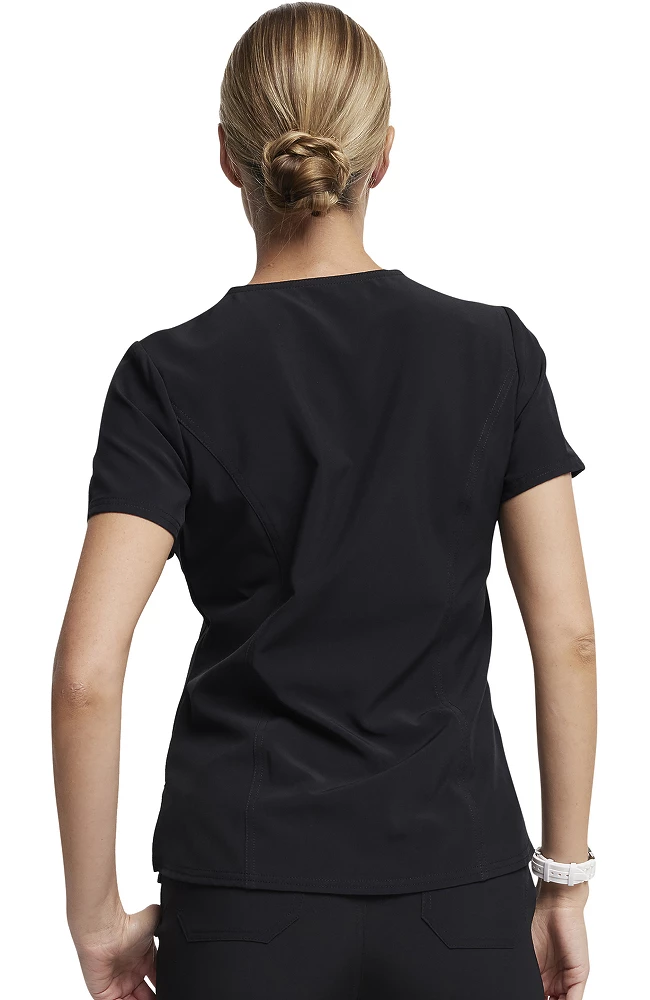Dickies Women's Tuckable V-Neck Scrub Top 4 Dickies Women's Tuckable V-Neck Scrub Top - Image 2