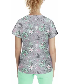 Healing Hands Women's Isabel Simply Sweet Print Scrub Top 5 Healing Hands Women's Isabel Simply Sweet Print Scrub Top -Cherokee Shop 2 hh 2218 print 650