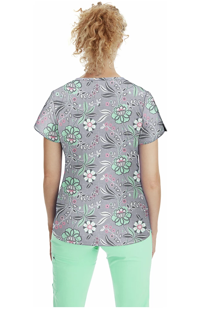 Healing Hands Women's Isabel Simply Sweet Print Scrub Top 4 Healing Hands Women's Isabel Simply Sweet Print Scrub Top - Image 2