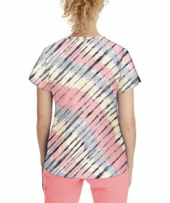 Healing Hands Clearance Women's Isabel Tie Dye Wave Print Scrub Top -Cherokee Shop 2 hh 2218 printclearance 650 3