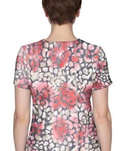 Healing Hands Clearance Women's Amanda Textured Skin Print Scrub Top -Cherokee Shop 2 hh 2266 printclearance 650 4