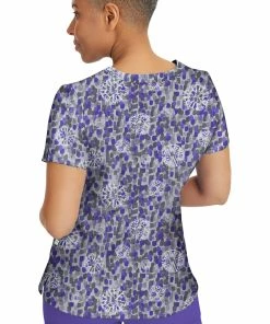 Healing Hands Clearance Women's Amanda Geo Expression Print Scrub Top 5 Healing Hands Clearance Women's Amanda Geo Expression Print Scrub Top -Cherokee Shop 2 hh 2266 printclearance 650 5
