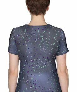 Healing Hands Clearance Women's Amanda Stary Sky Print Scrub Top -Cherokee Shop 2 hh 2266 printclearance 650 9