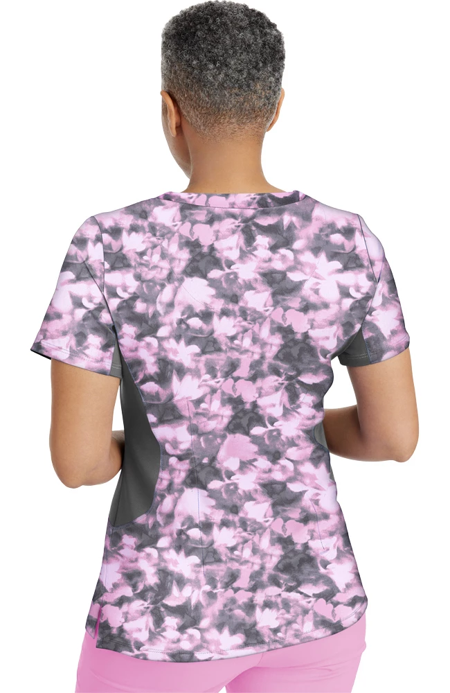 Healing Hands Women's Jessi Abstract Bliss Print Scrub Top 4 Healing Hands Women's Jessi Abstract Bliss Print Scrub Top - Image 2