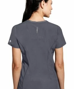 Healing Hands Women's Sonia Zip Y-Neck Scrub Top -Cherokee Shop 2 hh 2274 650