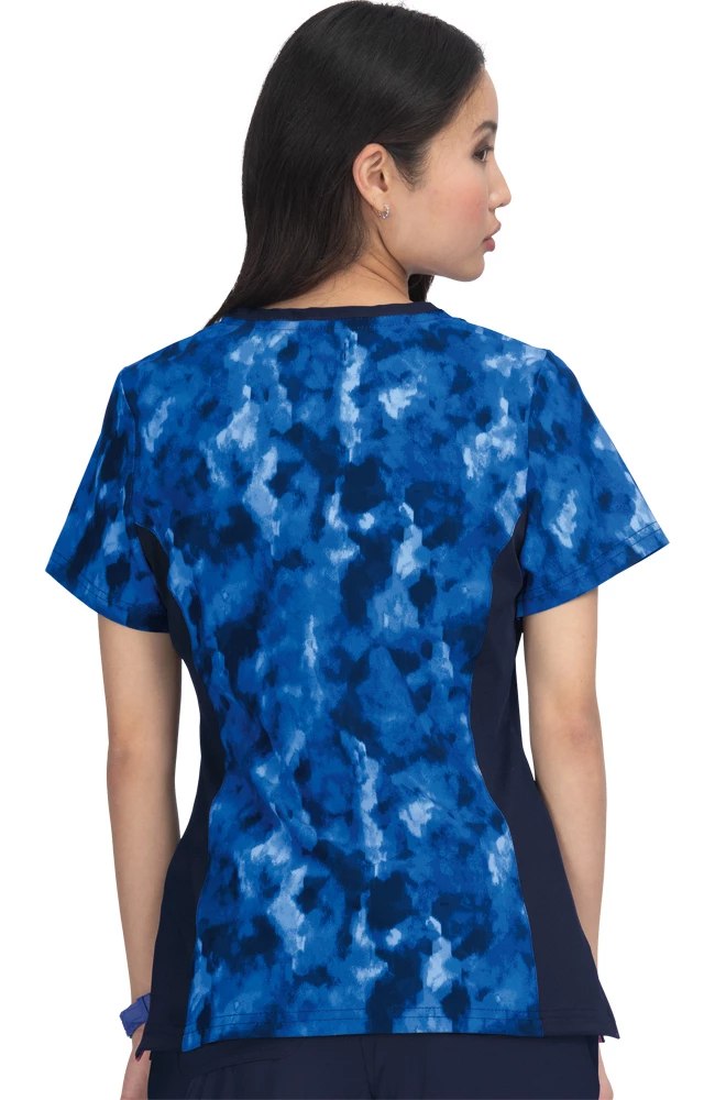 Koi Clearance Women's Raquel Mock Wrap Camo Visions Print Scrub Top 4 Koi Clearance Women's Raquel Mock Wrap Camo Visions Print Scrub Top - Image 2