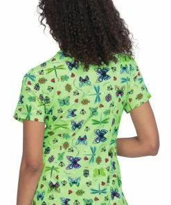 Koi Clearance Women's Thea Love Bugs Print Scrub Top 5 Koi Clearance Women's Thea Love Bugs Print Scrub Top -Cherokee Shop 2 ko 1052pr printclearance 650