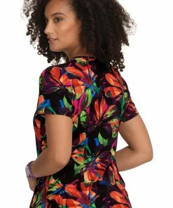 Clearance Planet Koi Women's Aria Falling Leaves Print Scrub Top 6 Clearance Planet Koi Women's Aria Falling Leaves Print Scrub Top -Cherokee Shop 2 ko 1075pr printclearance 650