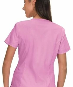 Koi Clearance Women's Philosophy Mock Wrap Side Zipper Solid Scrub Top -Cherokee Shop 2 ko 316 clearance 650