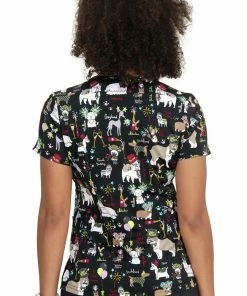 Koi Clearance Women's Leslie Fancy Party Print Scrub Top 5 Koi Clearance Women's Leslie Fancy Party Print Scrub Top -Cherokee Shop 2 ko 384pr printclearance 650 5