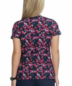 Koi Clearance Women's Bell Berry Burst Print Scrub Top 5 Koi Clearance Women's Bell Berry Burst Print Scrub Top -Cherokee Shop 2 ko b120pr printclearance 650 2