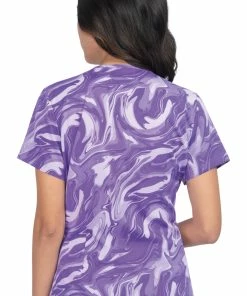 Koi Clearance Women's Leslie Marble Print Scrub Top -Cherokee Shop 2 ko m384pr clearance 650