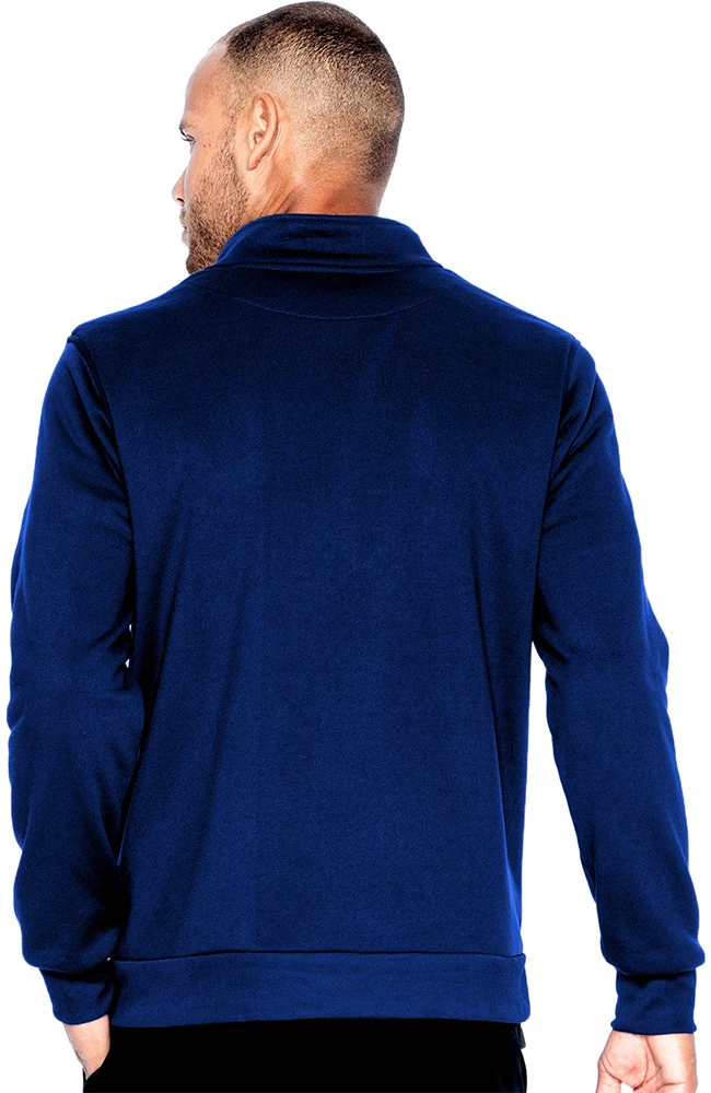 Urbane Men's Fleece Solid Scrub Jacket 4 Urbane Men's Fleece Solid Scrub Jacket - Image 2