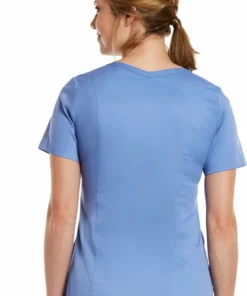 Maevn Uniforms Women's Double V-Neck Solid Scrub Top -Cherokee Shop 2 mv 3501 650