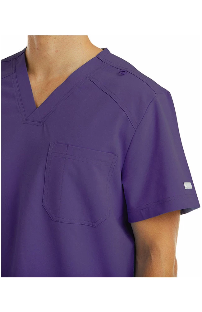 Maevn Uniforms Men's Chest Pocket V-Neck Scrub Top 4 Maevn Uniforms Men's Chest Pocket V-Neck Scrub Top - Image 2