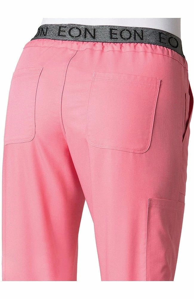 EON Women's COOLMAX Logo Elastic Drawstring Waistband Scrub Pant 4 EON Women's COOLMAX Logo Elastic Drawstring Waistband Scrub Pant - Image 2