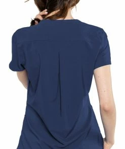 Med Couture Clearance Austin By Women's 5 Pocket Solid Scrub Top -Cherokee Shop 2 pe 5470 clearance 650