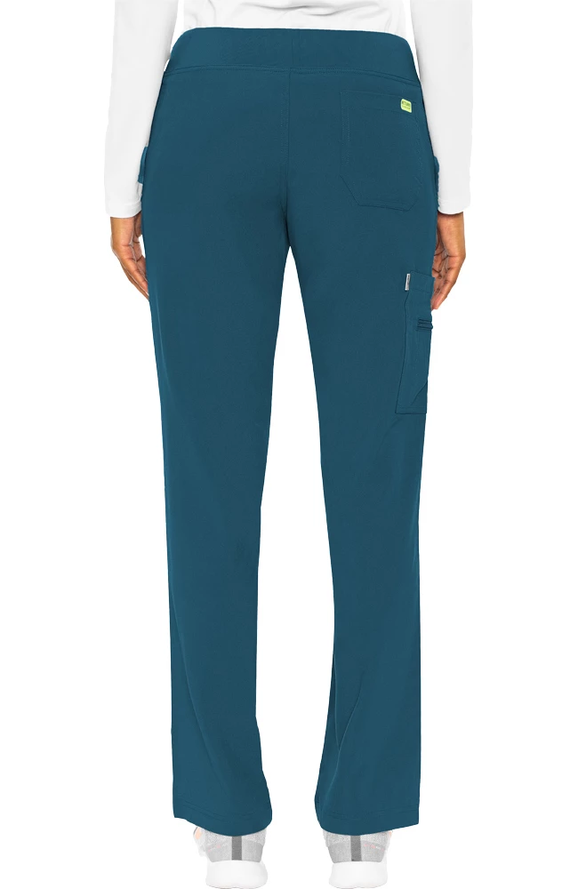 Med Couture Women's Transformer Knit Waistband Drawstring Scrub Pant 4 Med Couture Women's Transformer Knit Waistband Drawstring Scrub Pant - Image 2