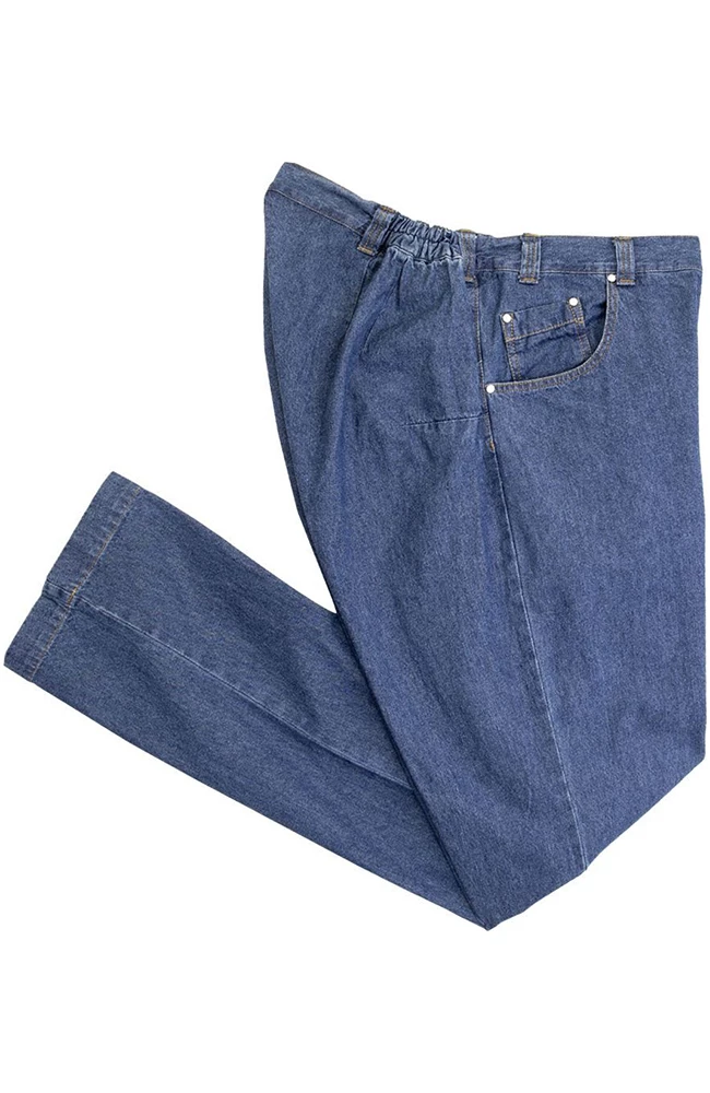 Silverts Clearance Men's Stretch Denim Wheelchair Jeans 4 Silverts Clearance Men's Stretch Denim Wheelchair Jeans - Image 2