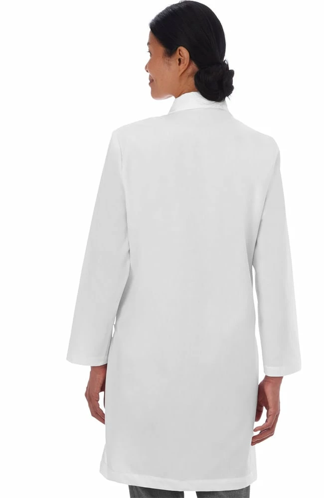 META Labwear Clearance Fundamentals By Women's 37" Lab Coat 4 META Labwear Clearance Fundamentals By Women's 37" Lab Coat - Image 2