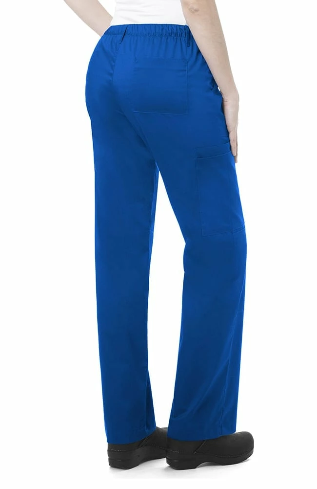 WonderWORK Clearance Women's Straight Leg Cargo Scrub Pant 4 WonderWORK Clearance Women's Straight Leg Cargo Scrub Pant - Image 2