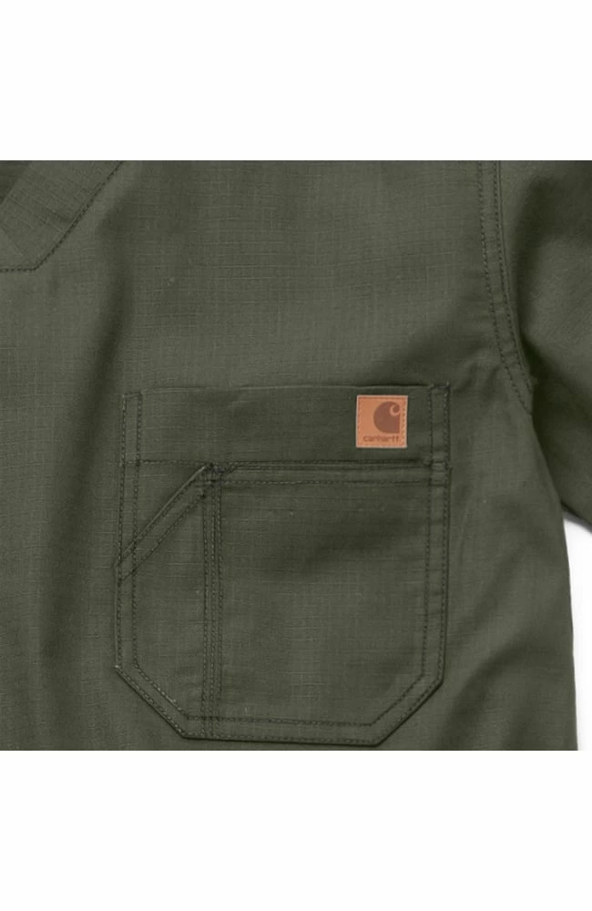 Carhartt Clearance Men's V-Neck Utility Solid Scrub Top 4 Carhartt Clearance Men's V-Neck Utility Solid Scrub Top - Image 2