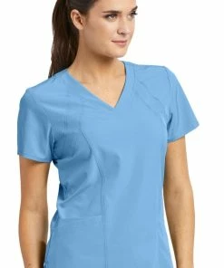 Barco One Clearance Women's V-Neck Solid Scrub Top -Cherokee Shop 3 bc 5105 clearance 650