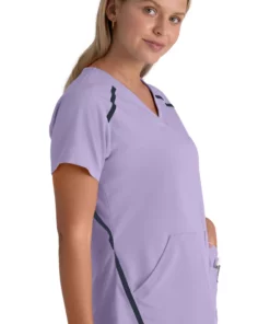 Grey's Anatomy Women's V-Neck Solid Scrub Top -Cherokee Shop 3 bc 7188 650