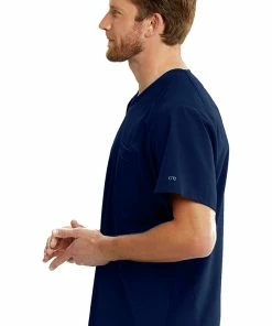 Barco One Clearance Men's Vortex Solid Scrub Top -Cherokee Shop 3 bc bot040 clearance 650