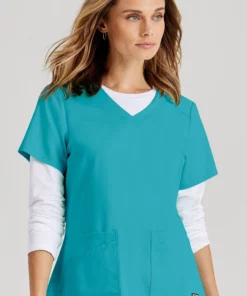 Grey's Anatomy Clearance Women's V-Neck Solid Scrub Top -Cherokee Shop 3 bc grs011 clearance 650