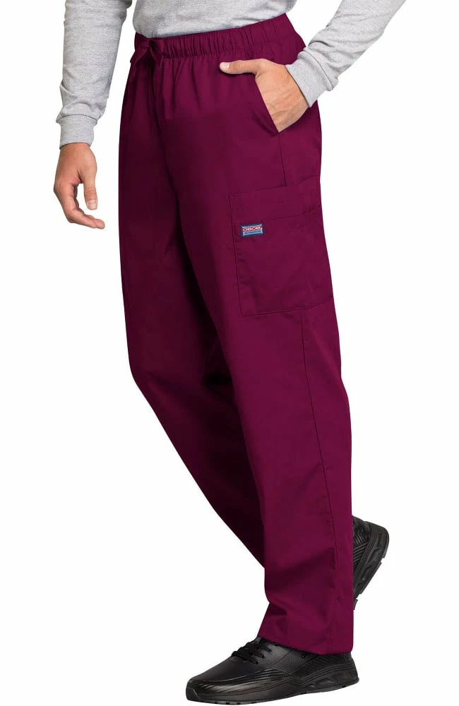 Cherokee Workwear Clearance Men's Drawstring Cargo Scrub Pant 5 Cherokee Workwear Clearance Men's Drawstring Cargo Scrub Pant - Image 3